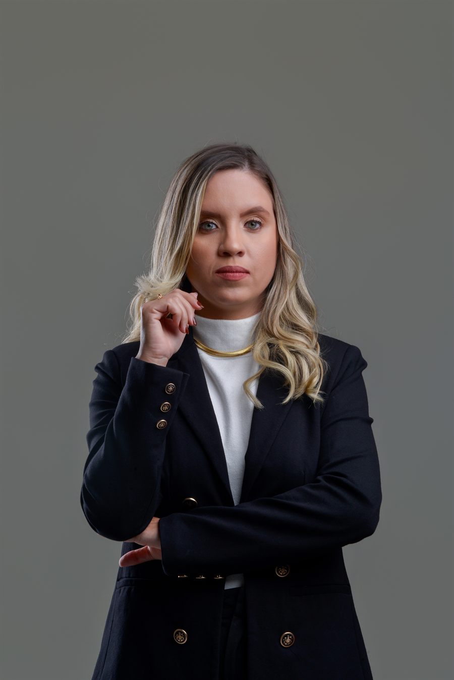 Retrato da advogada Juliana Correia Roberts, da Roberts Advocacia e Consultoria Jurídica